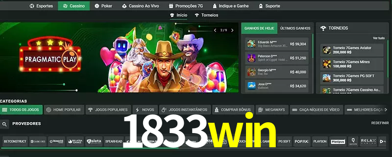 cassino 1833win